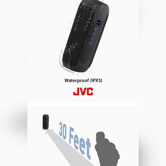 JVC Portable Wireless Speaker - Picture 3 of 6